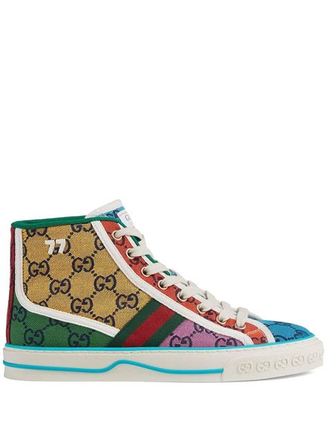 gg gucci tennis 1977 sneaker|gucci tennis 1977 high top.